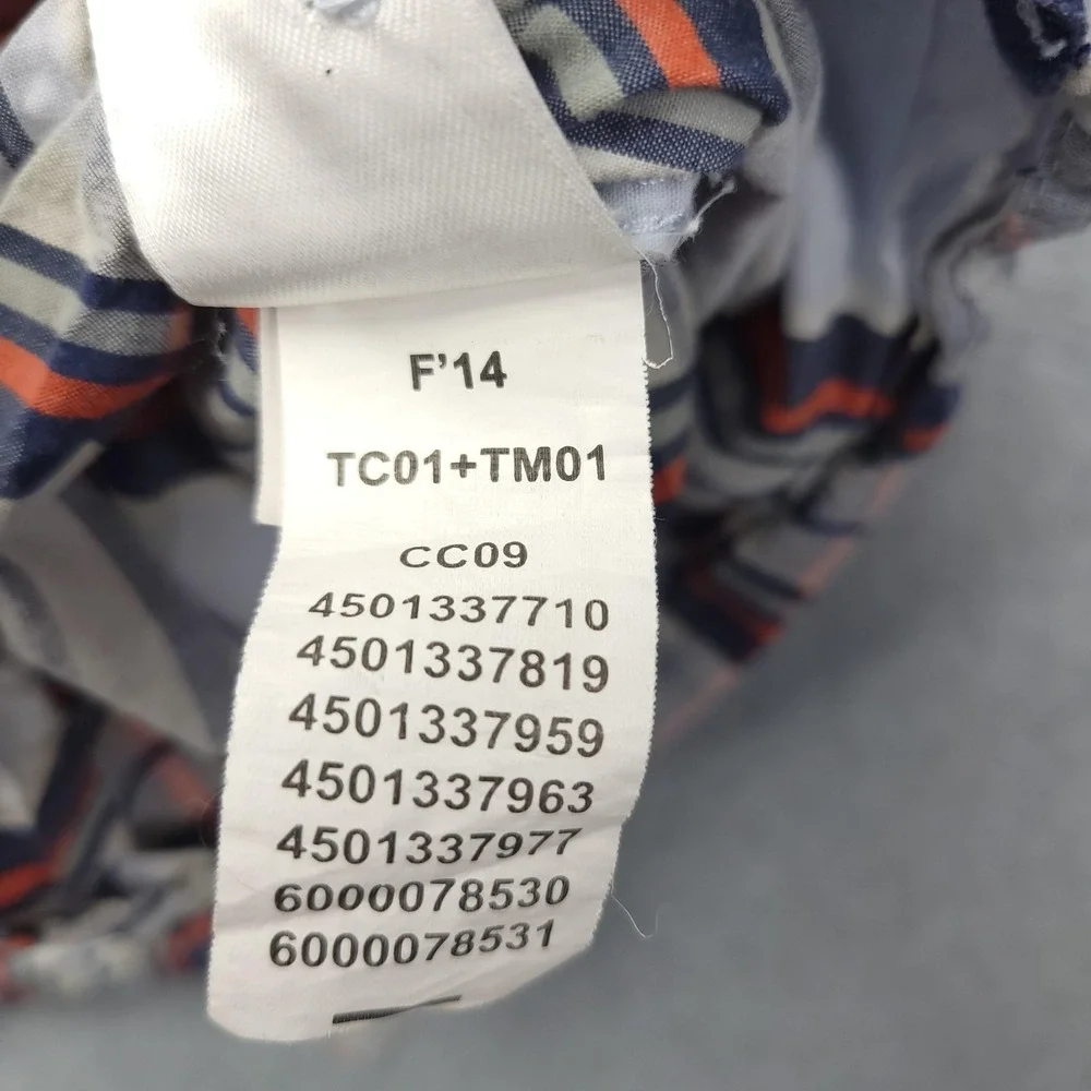 The North Face Shirt Mens‎ Large Blue Plaid Long Sleeve Button Up Casual